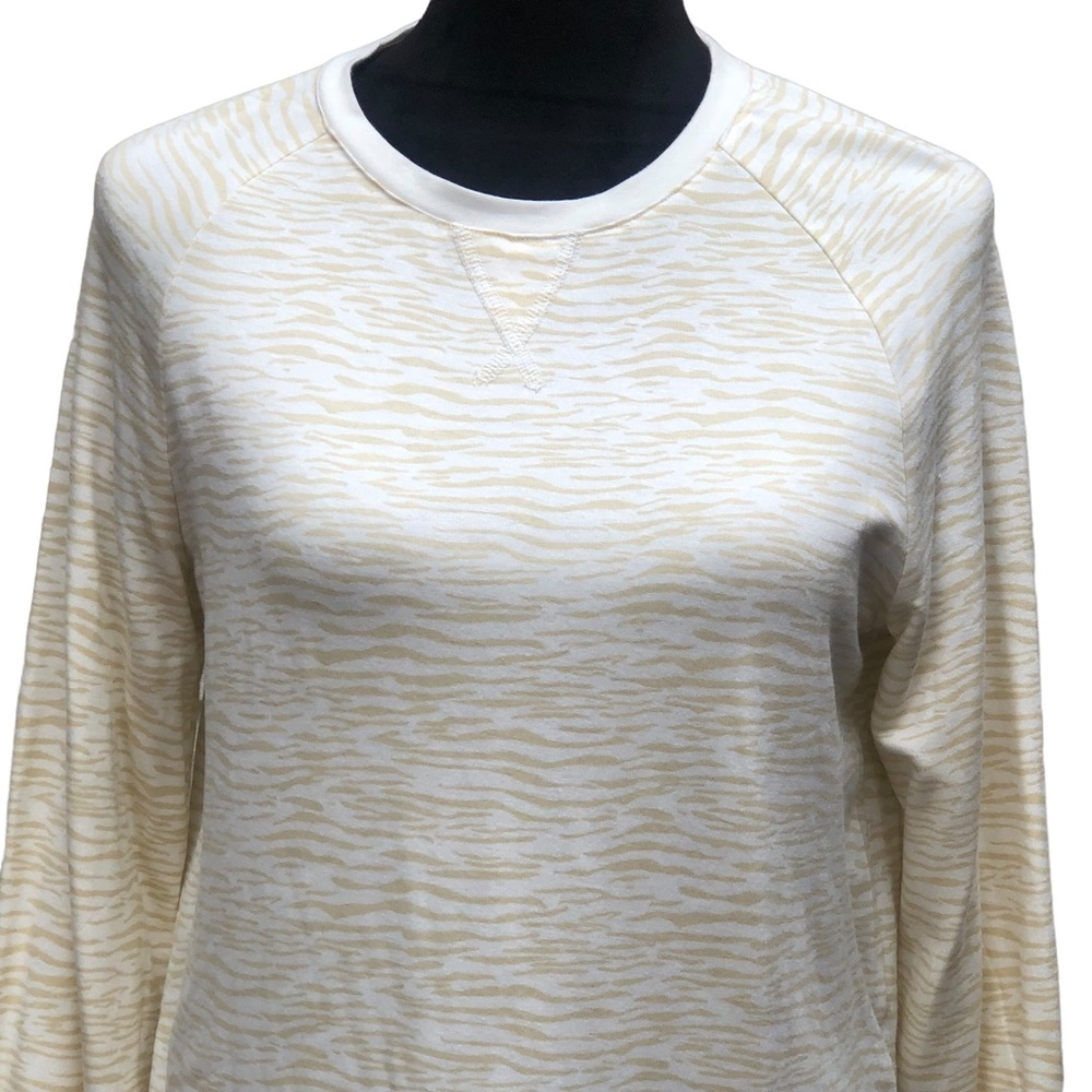 Thread & Supply Safari Print Lightweight Sweatshirt size XS - Picture 5 of 10